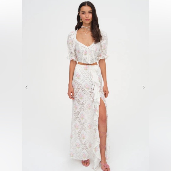 For Love And Lemons Dresses & Skirts - 🍋For Love and Lemons🍋NWT Dakota Floral Maxi Skirt (szM)